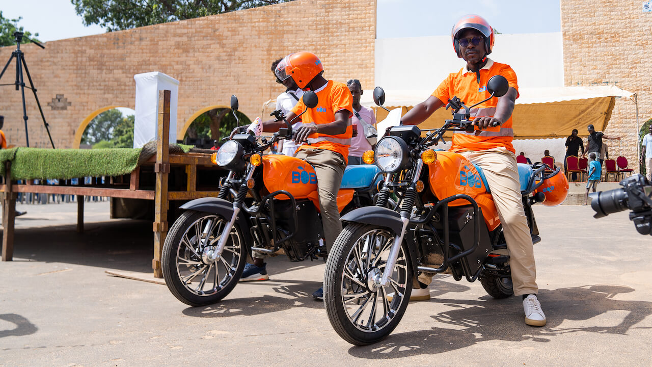 Africa's best electric motorcycle, the Bob Model X.